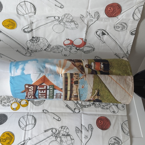 NWT Retro Print Pencil Skirt by Topshop - Picture 2 of 8